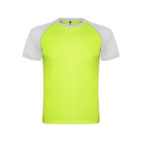 Спортивная футболка "Indianapolis" мужская, неоновый зеленый/белый