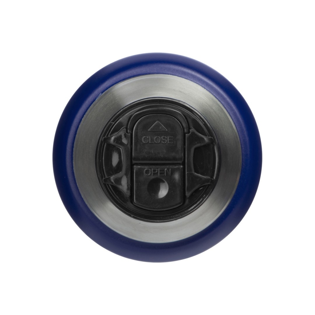 Термос с чашей и двойными медными стенками "Stern", 1 л, темно-синий