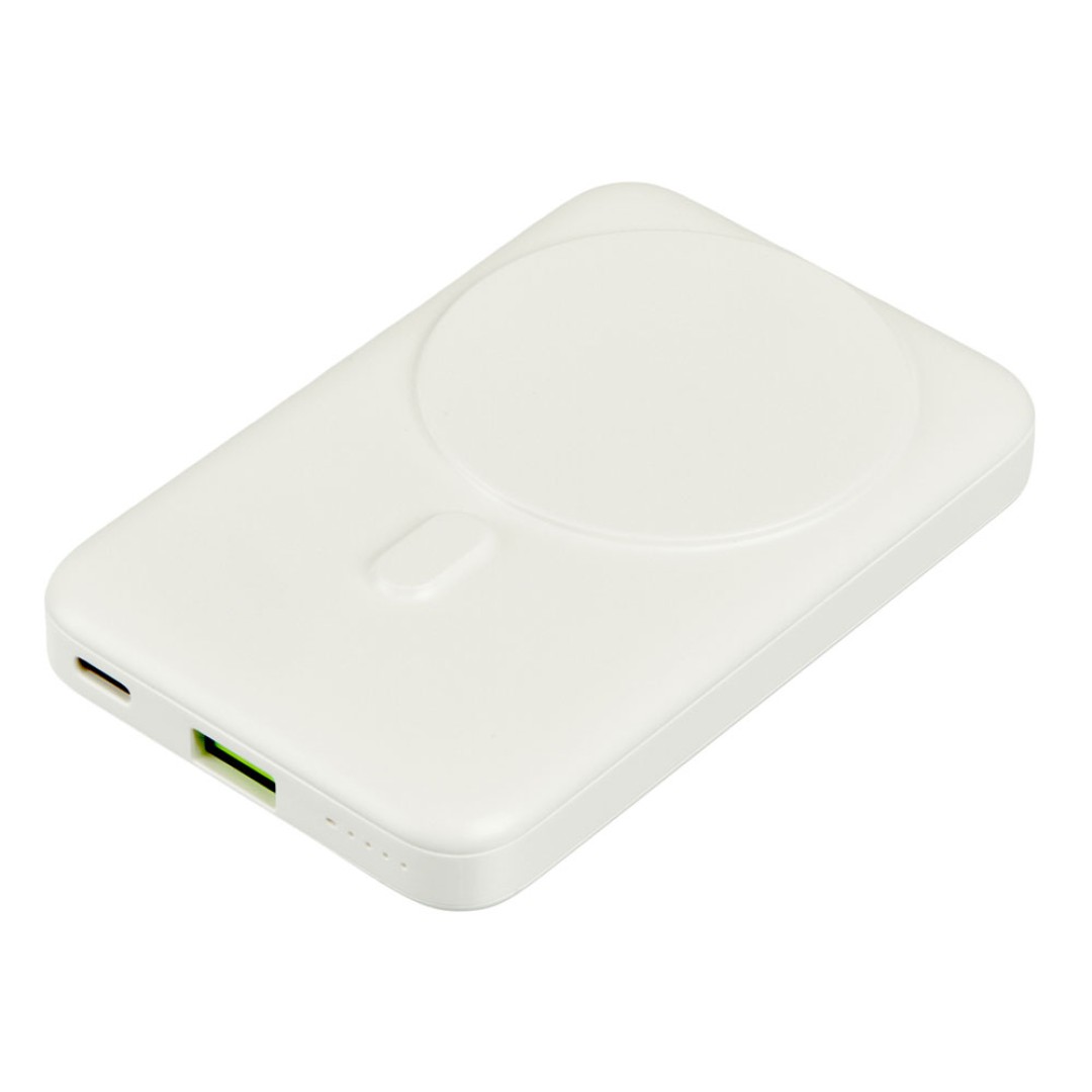 Внешний беспроводной аккумулятор «GenerIQ», 10000 мАч, белый