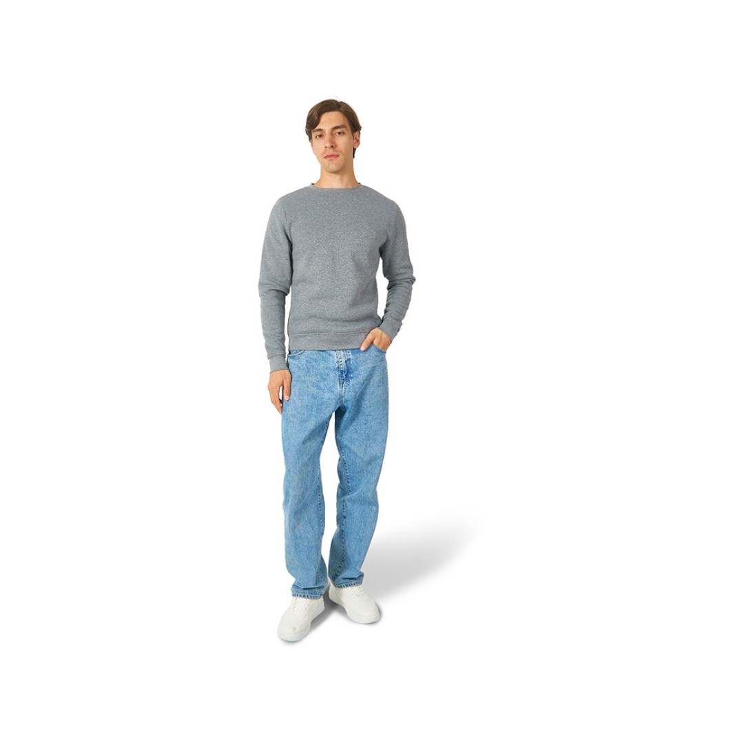 Толстовка промо "London" мужская, серый меланж