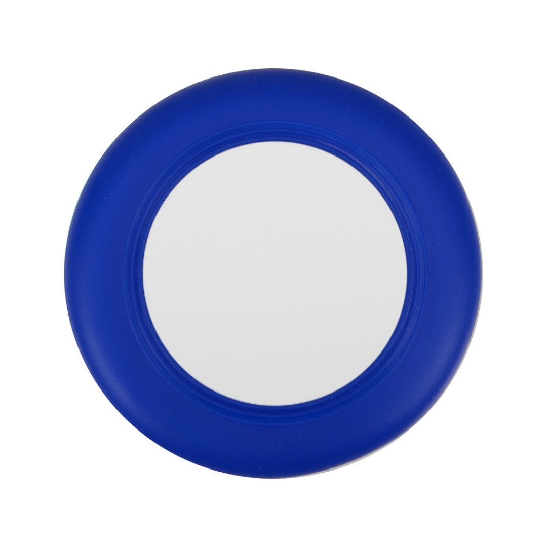 Беспроводное зарядное устройство со встроенным кабелем 2-в-1 "Disc", синий