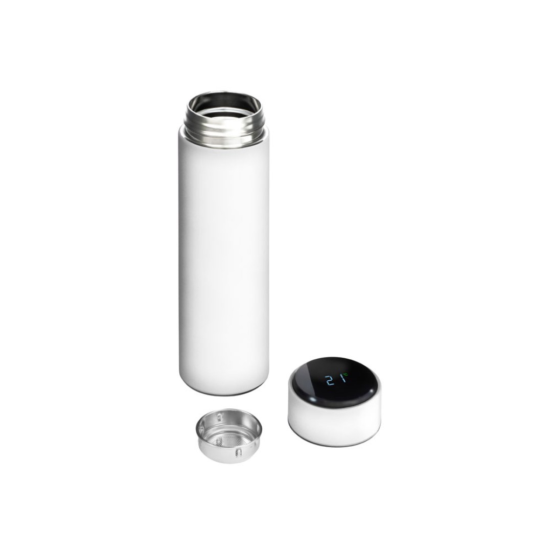 Вакуумный термос «Module X» с индикатором температуры, 500 мл, тубус, белый (Р)