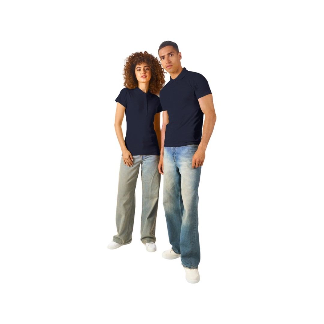 Рубашка поло "First 2.0" женская, темно-синий