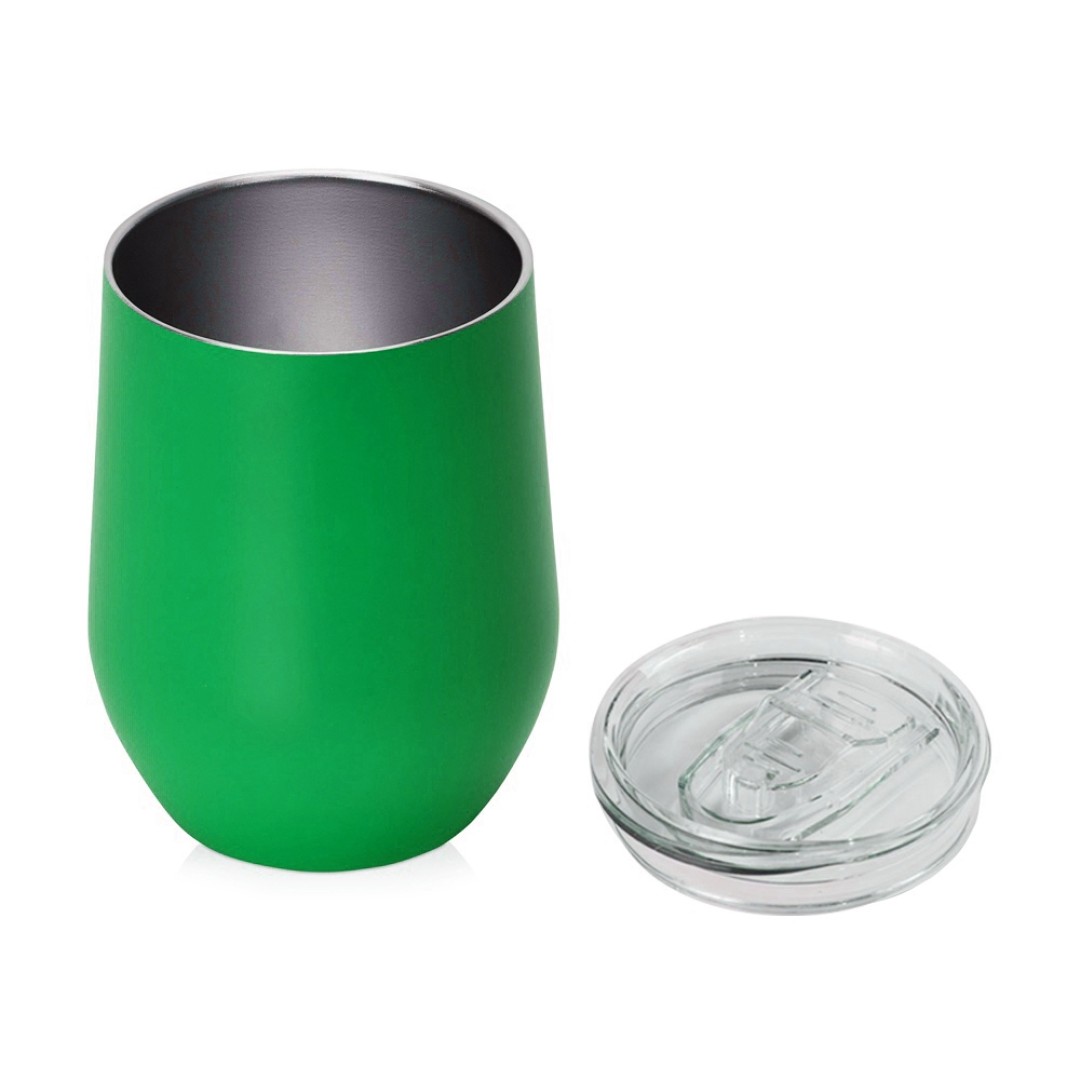 Вакуумная термокружка "Sense", непротекаемая крышка, зеленый