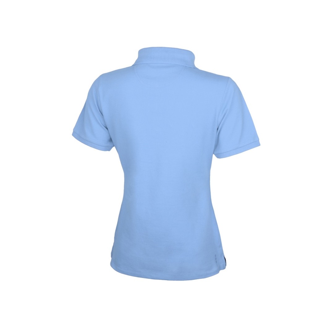 Calgary женская футболка-поло с коротким рукавом, голубой