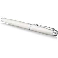 Ручка роллер Parker IM Metal White CT
