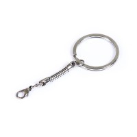 Карабин с кольцом K03, для mini, серебро