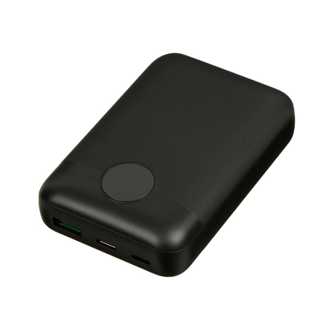 Внешний аккумулятор с быстрой зарядкой QC/PD «CosmIQ», 10000 мАч, черный