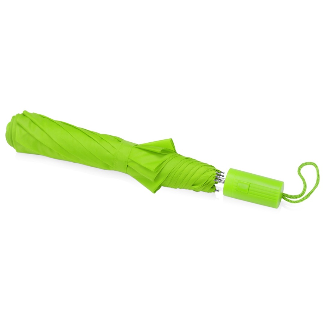 Зонт складной "Tulsa", полуавтоматический, 2 сложения, с чехлом, зеленое яблоко