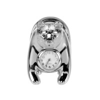 Часы «Медведь», серебристый