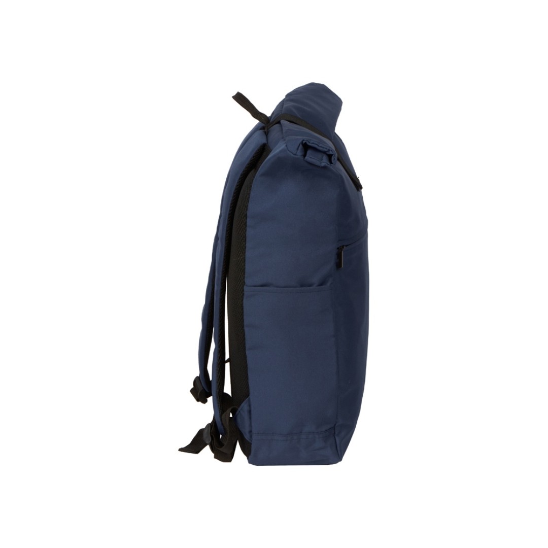 Рюкзак на липучке Vel из переработанного пластика, синий