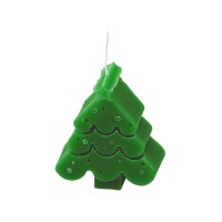 Свеча "Елочка", зеленый