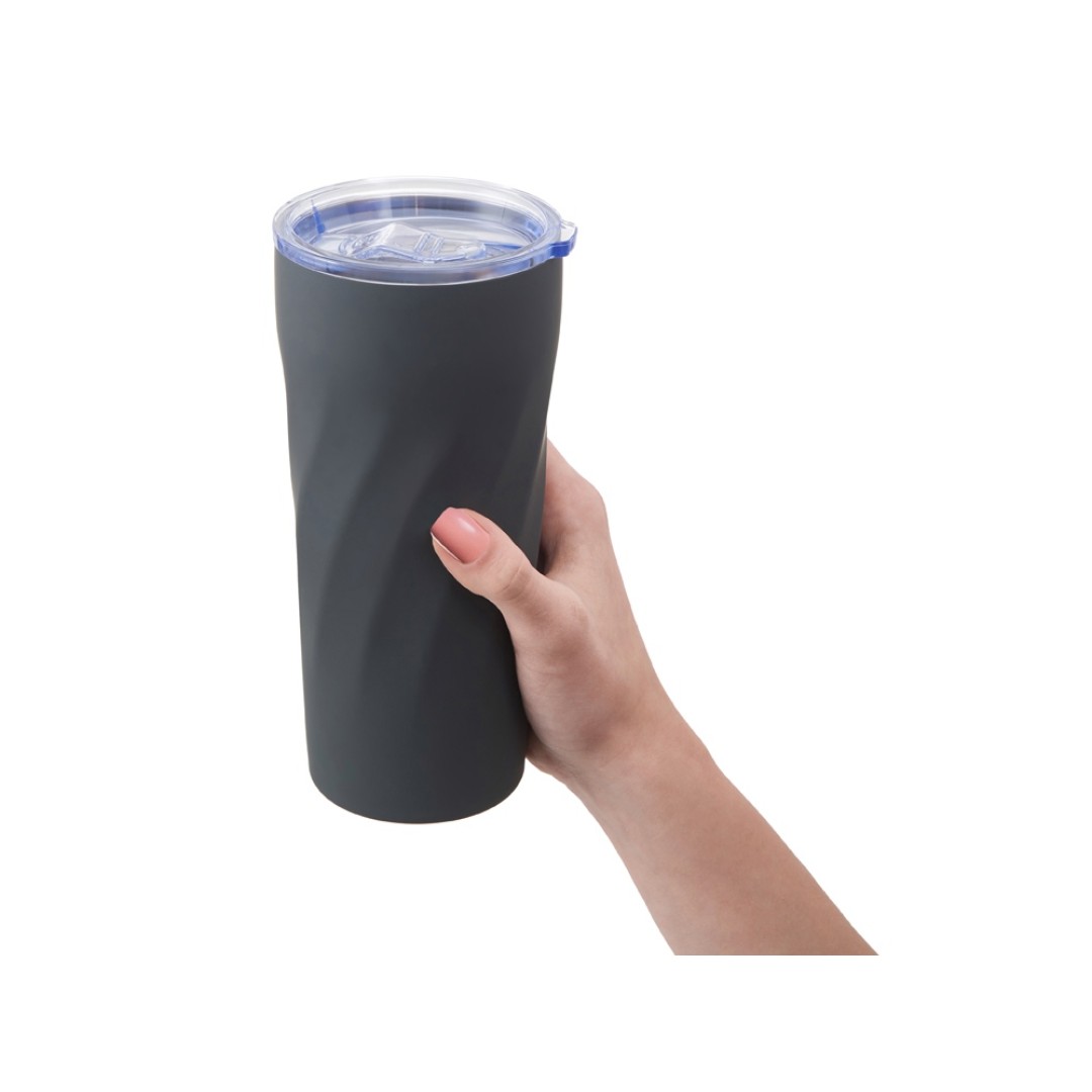 Подарочный набор "FAMILY" с термосом и термокружкой, серый