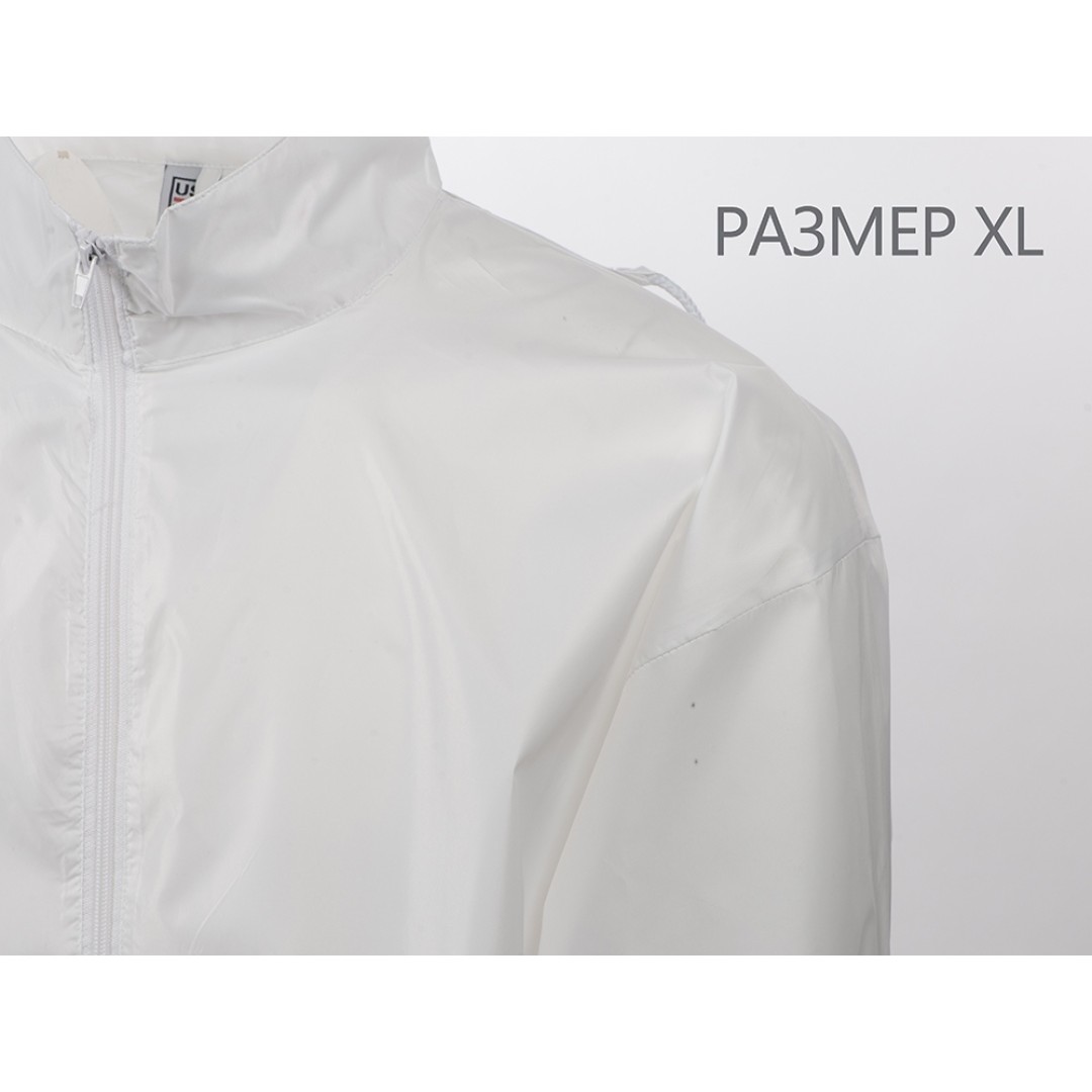 Ветровка "Miami" мужская с чехлом, белый
