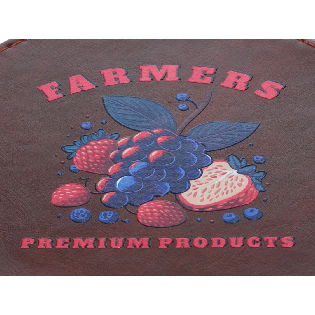 Набор аксессуаров для вина «Fabrizio», коричневый с рельефной УФ-печатью