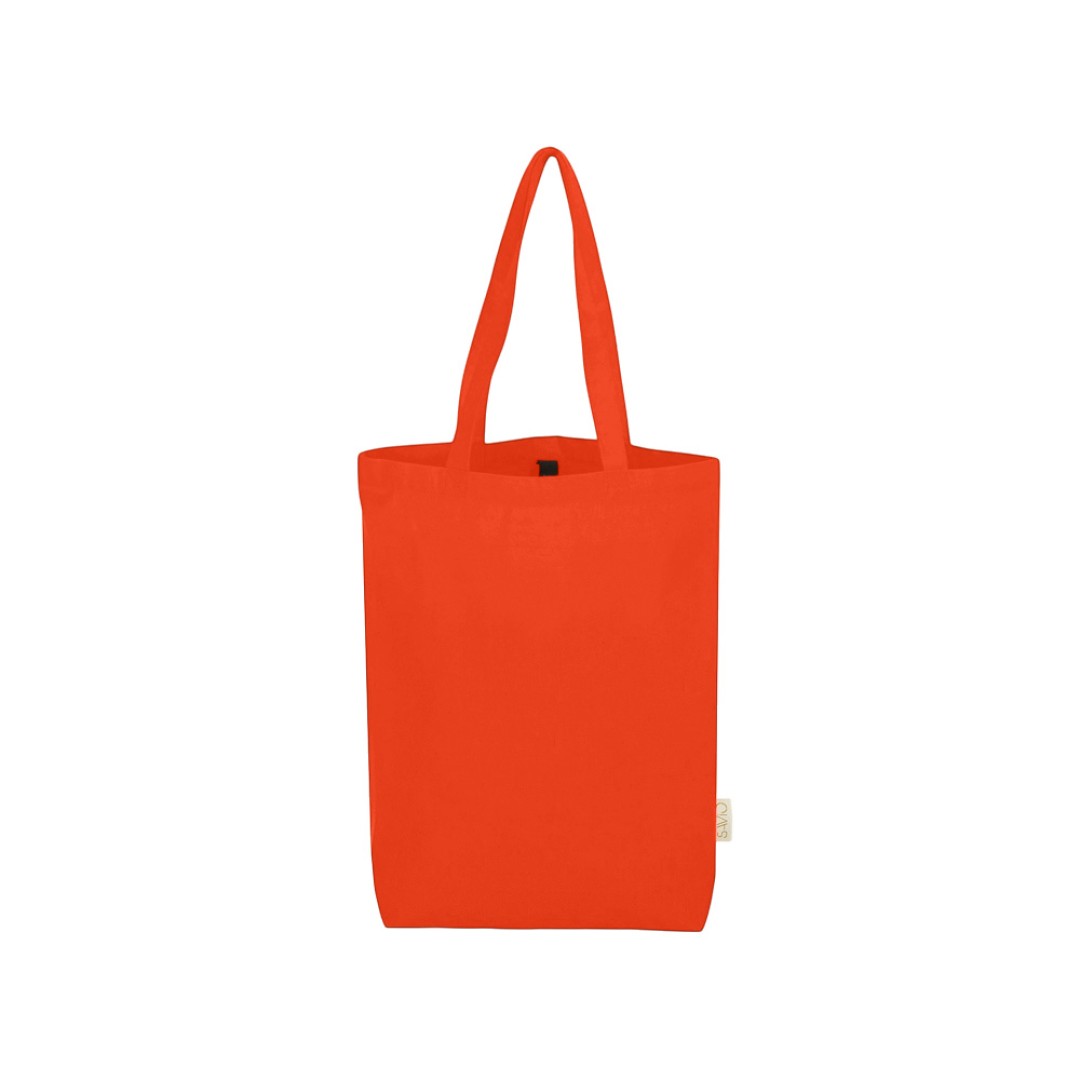 Сумка Fixy из переработанного хлопка с фиксирующей эластичной лентой, оранжевый