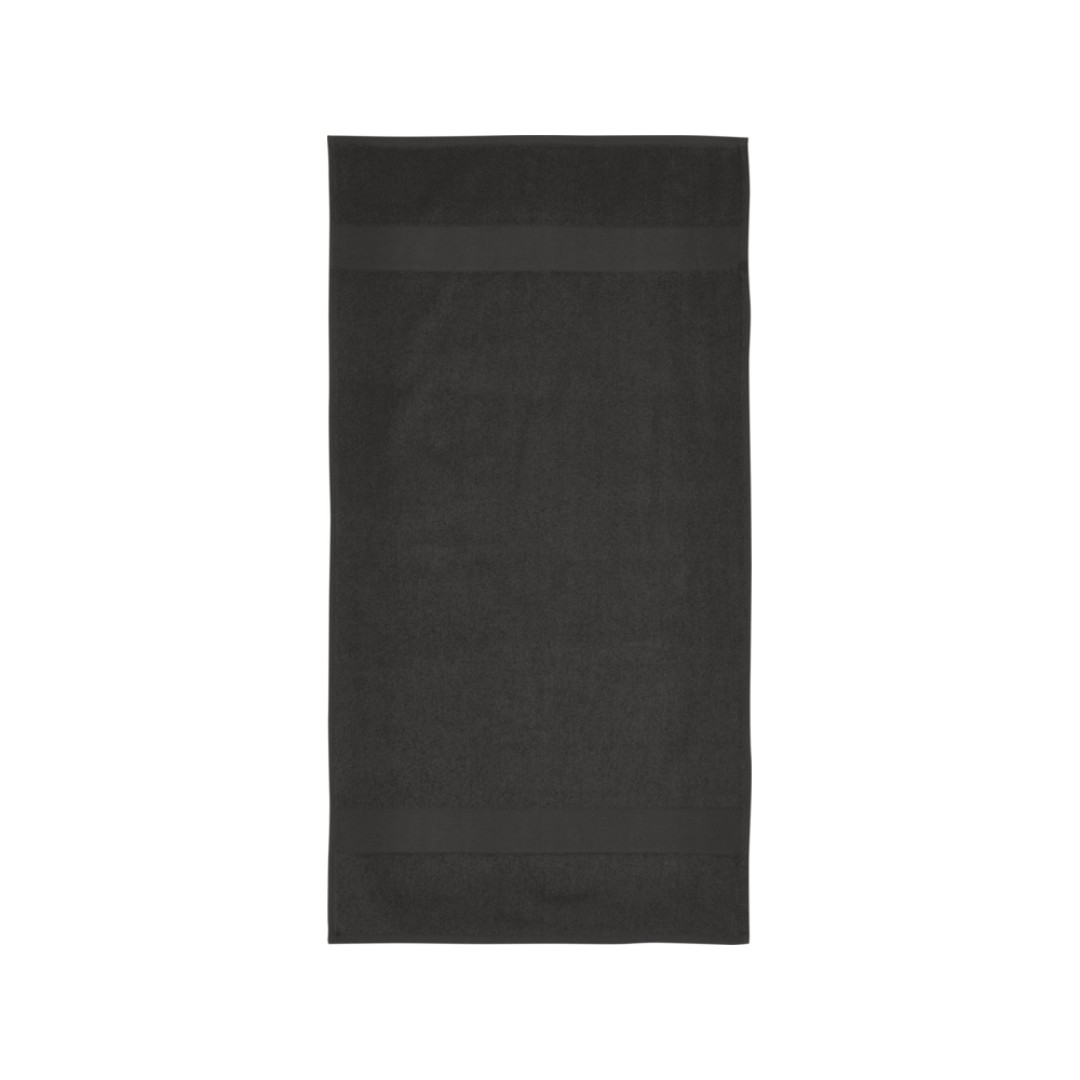 Хлопковое полотенце для ванной Charlotte 50x100 см с плотностью 450 г/м2, антрацит