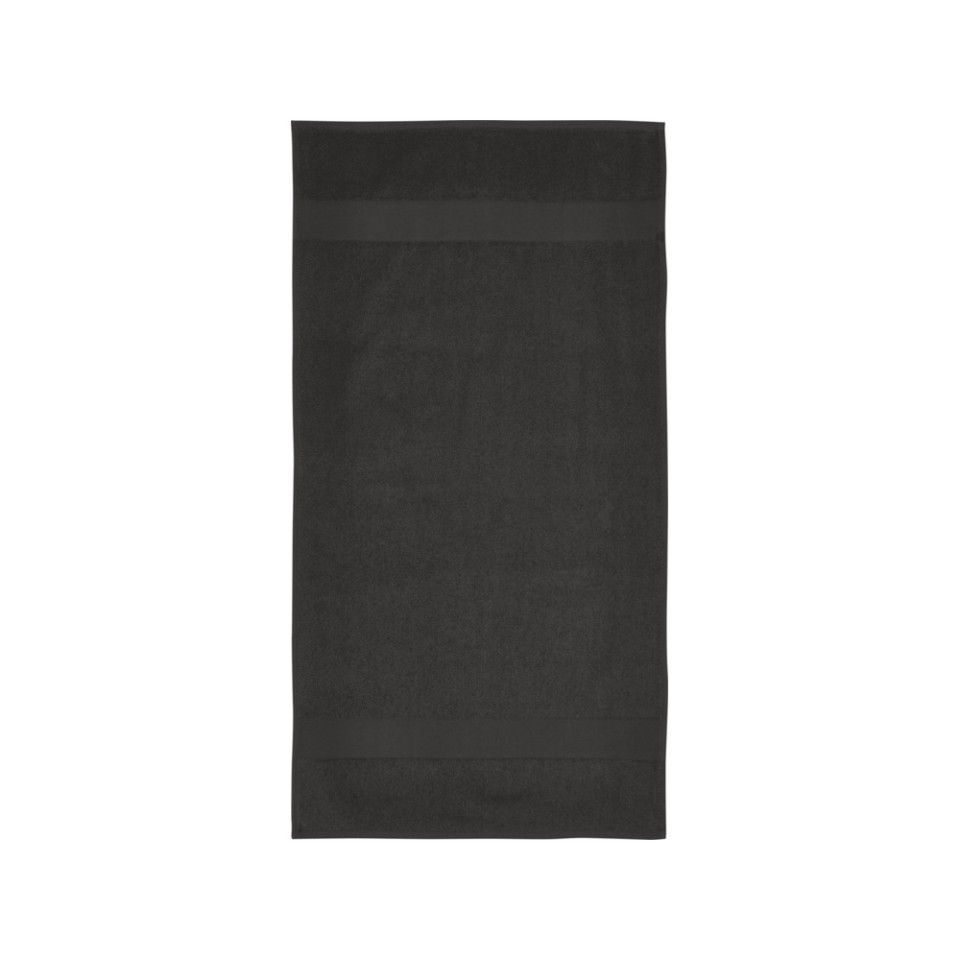 Хлопковое полотенце для ванной Charlotte 50x100 см с плотностью 450 г/м2, антрацит