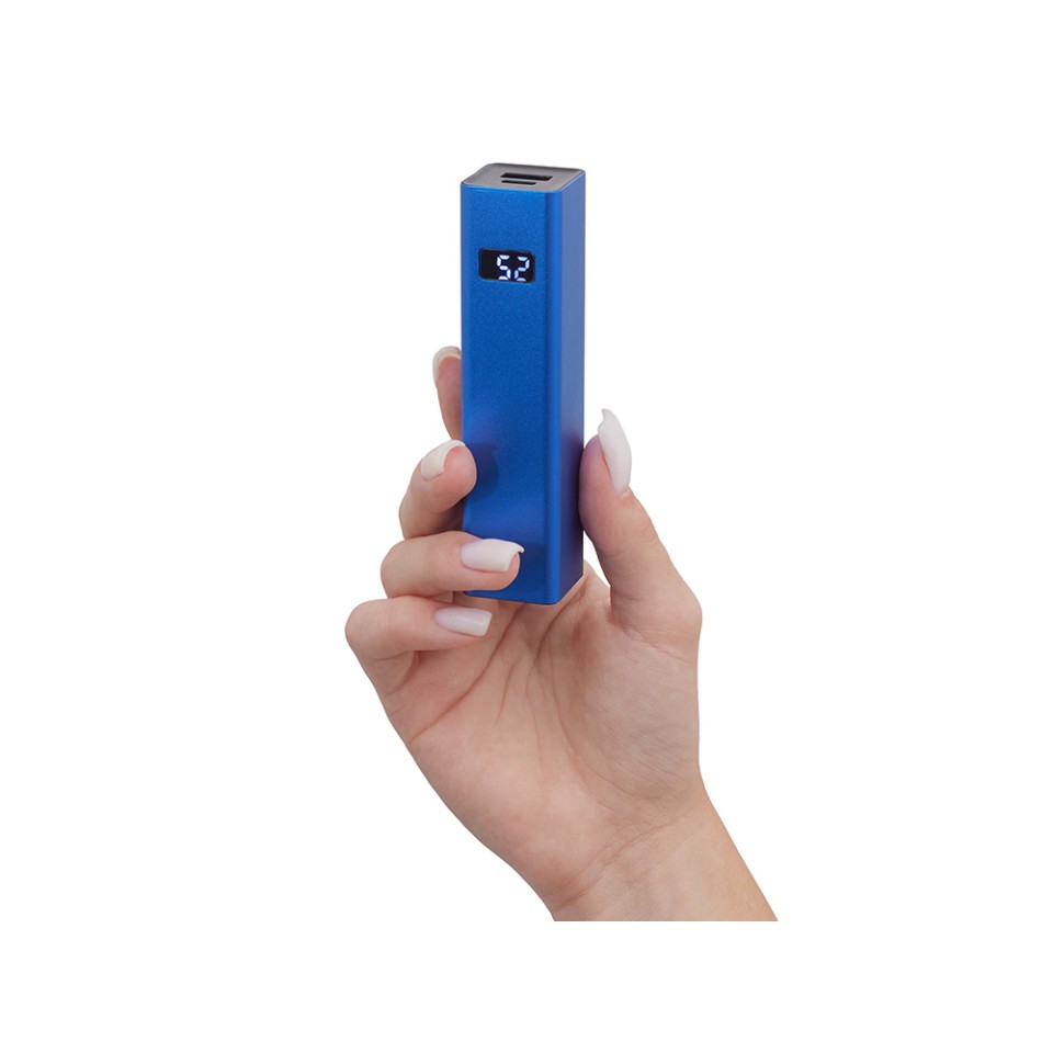 Внешний аккумулятор «Rail», 5000 mAh, синий