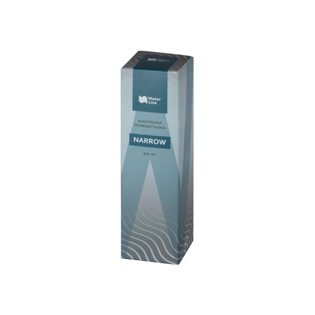 Термобутылка «Narrow» с вакуумной медной изоляцией, 500 мл, серебристый