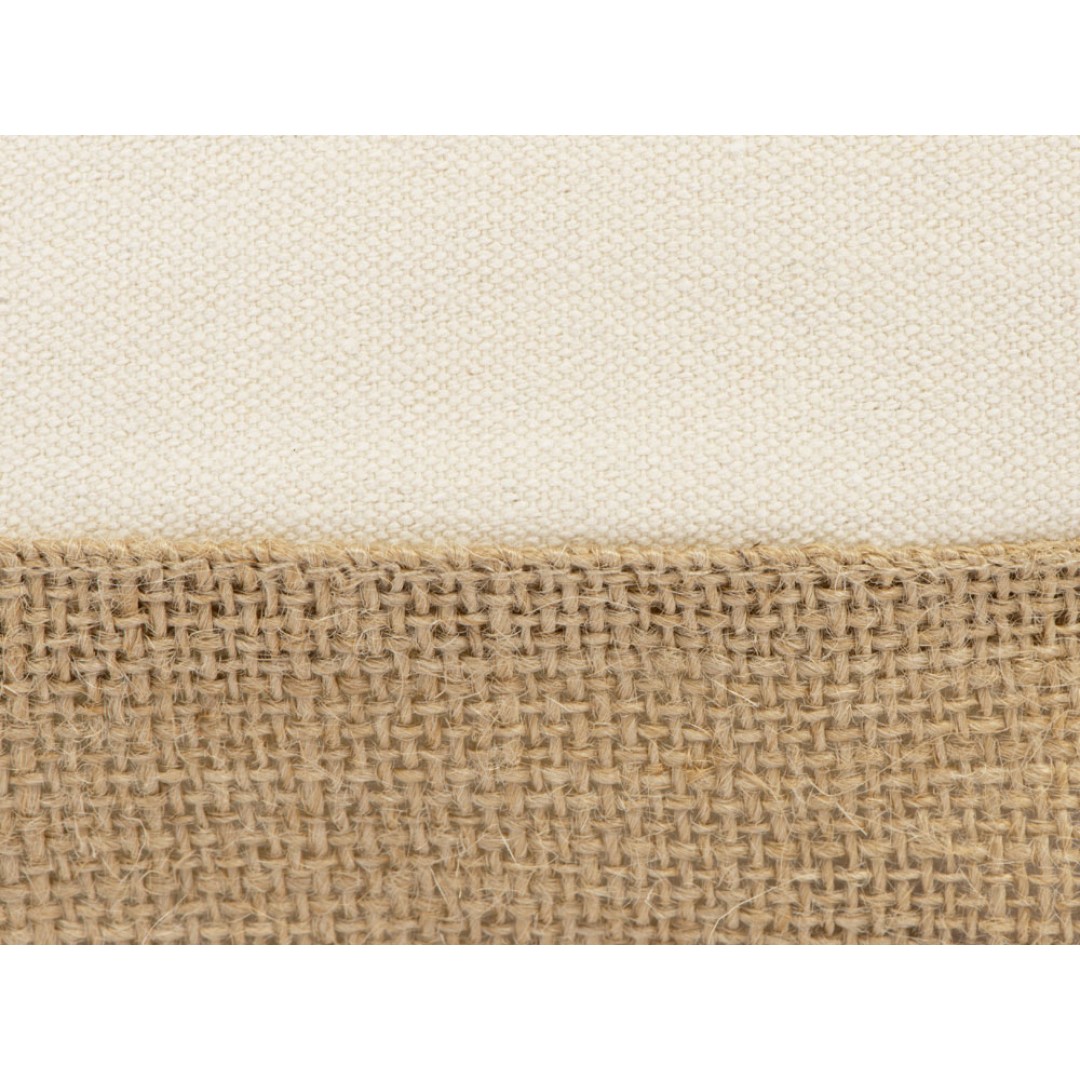 Косметичка "Jute" с ручкой из хлопка и джута, натуральный