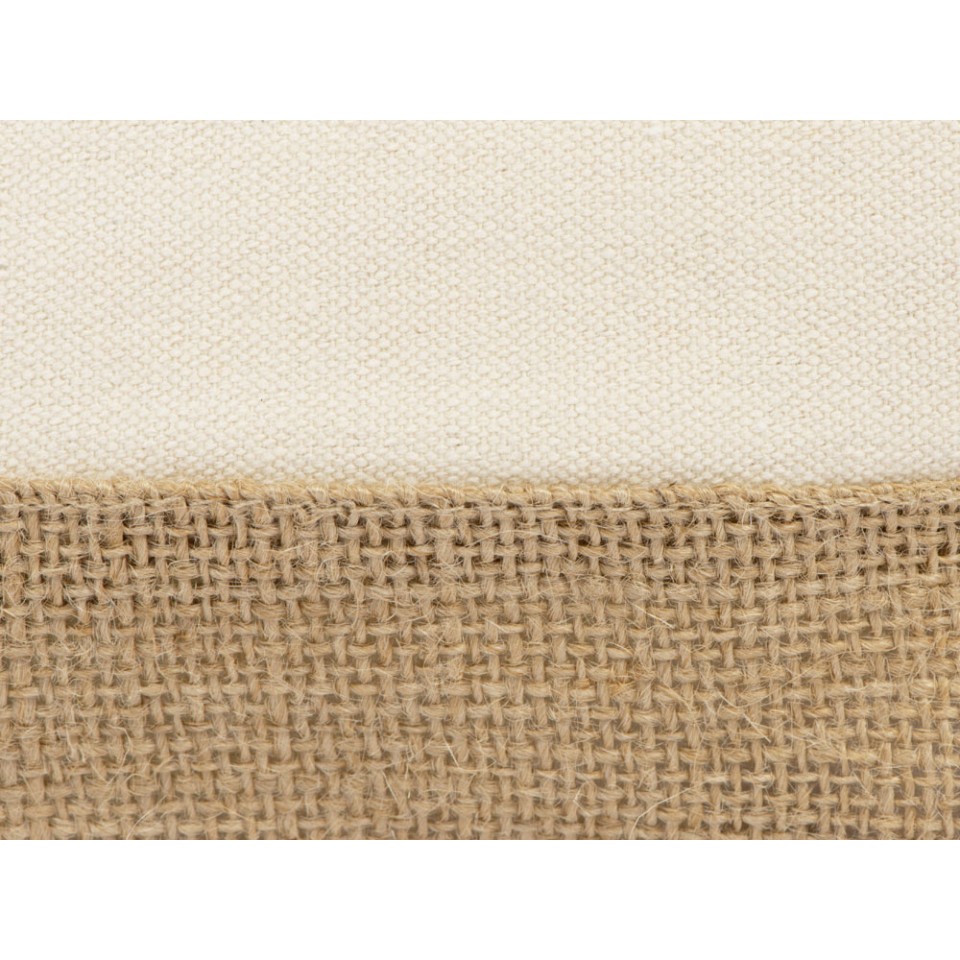 Косметичка "Jute" с ручкой из хлопка и джута, натуральный