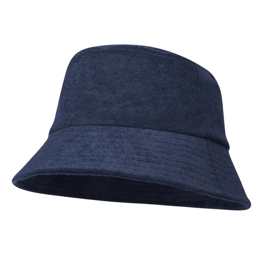 Панама Melo из переработанного махрового материала, сертифицированного GRS - Темно - синий