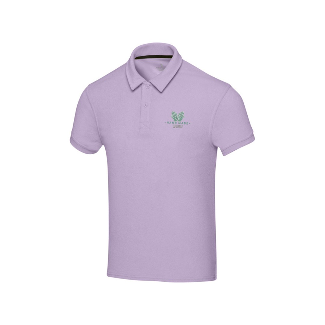 Рубашка поло унисекс "Akoya" из переработанного махрового материала - Lilac
