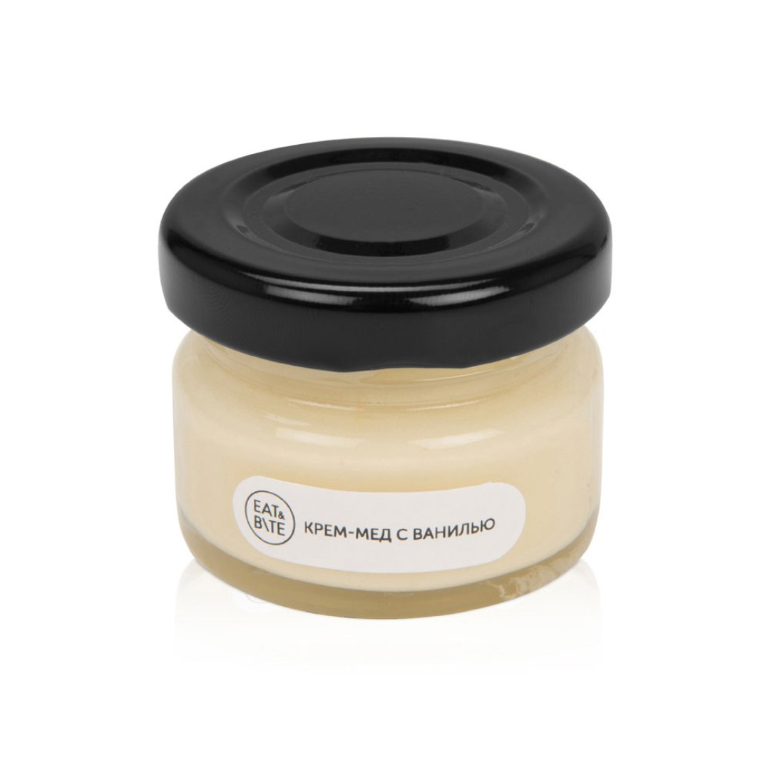 Подарочный набор "Крем-мед в домике", крем-мед с ванилью 35 г