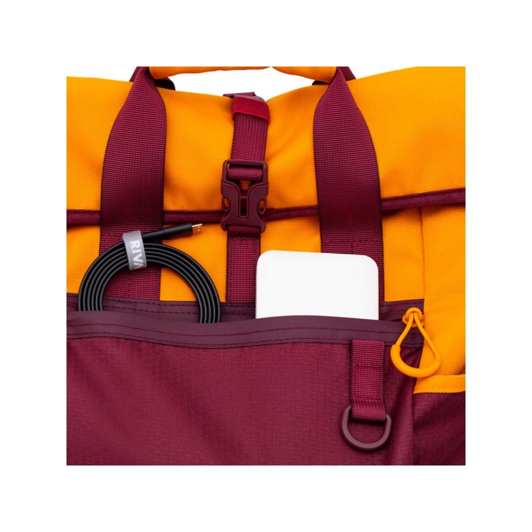 RIVACASE 5321 burgundy red рюкзак для ноутбука 15.6", 25л / 6