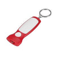 Брелок-фонарик "Каяма", красный/белый