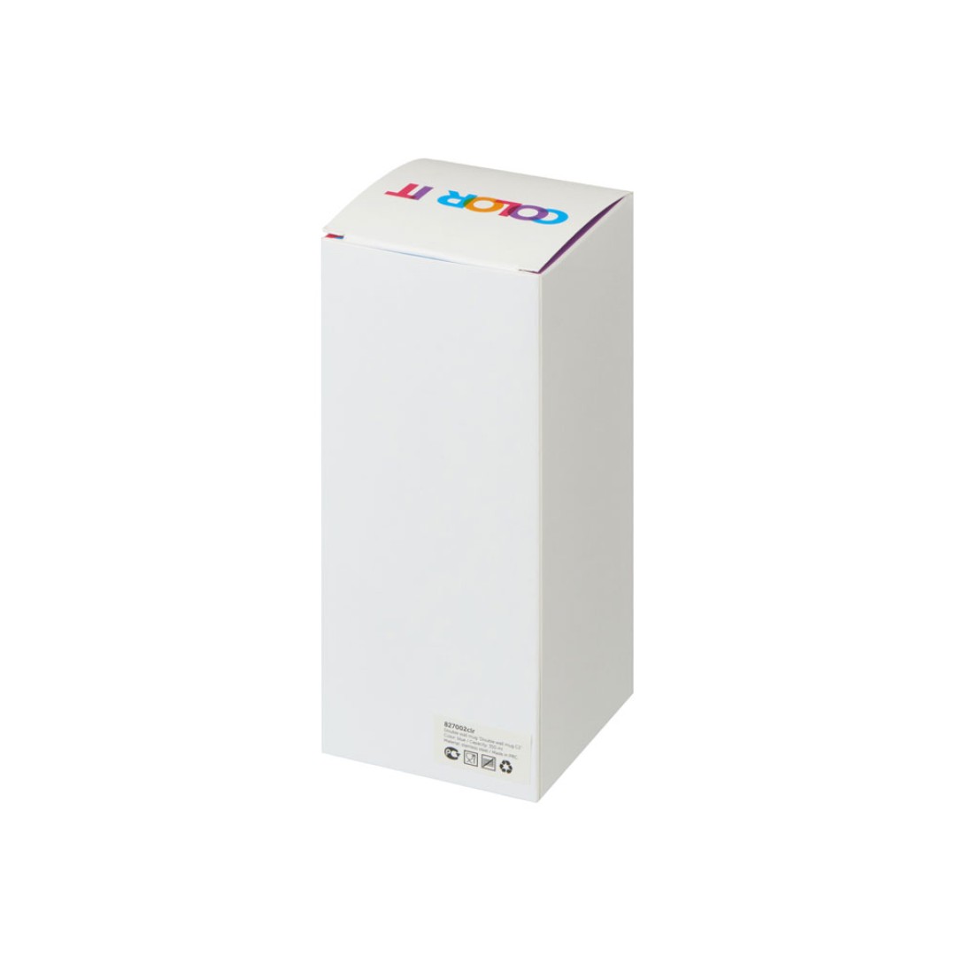 Термокружка "Double wall mug C1", soft touch, 350 мл, синий (Р)