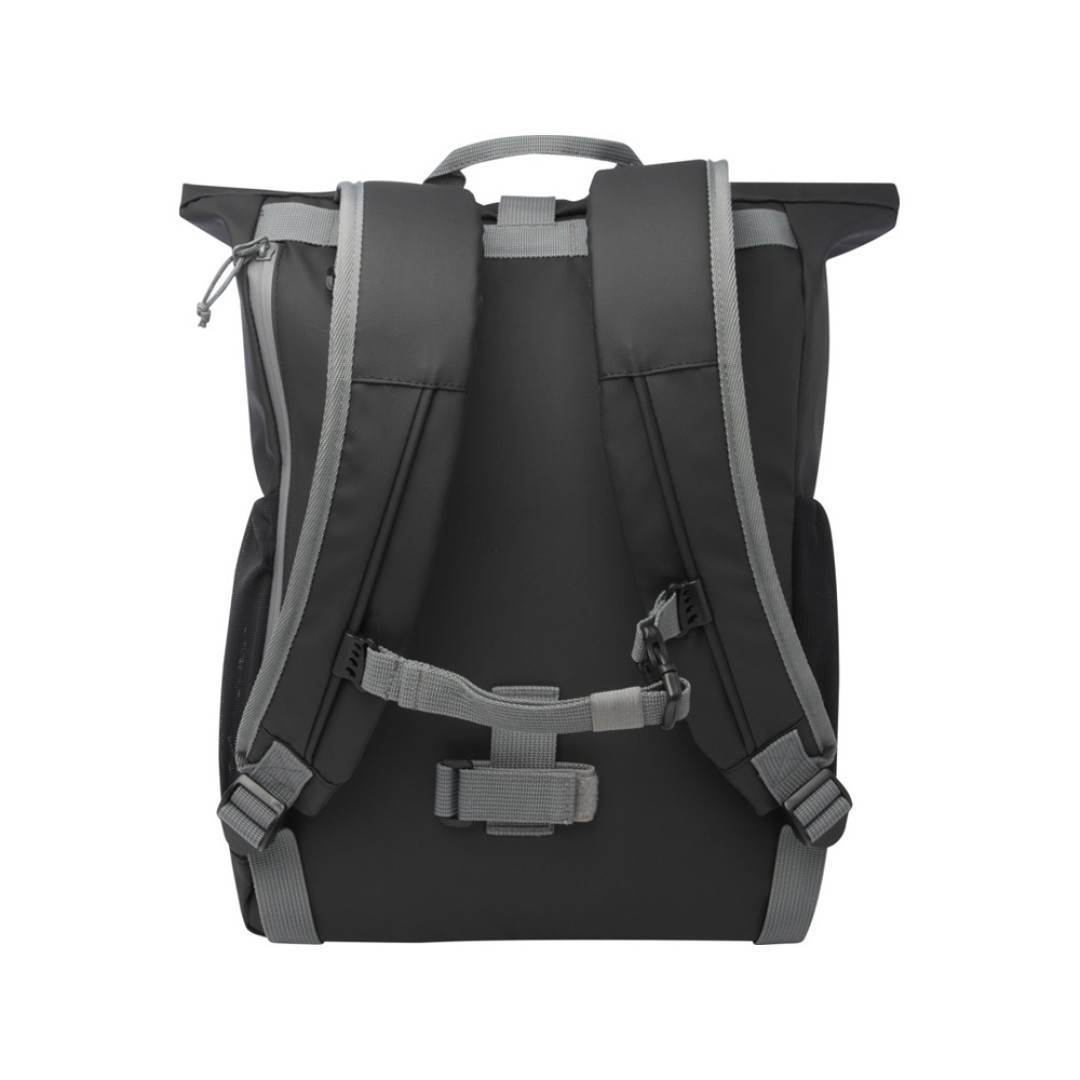 Aqua 15" GRS водонепроницаемая велосумка из переработанных материалов, 20 л - Черный