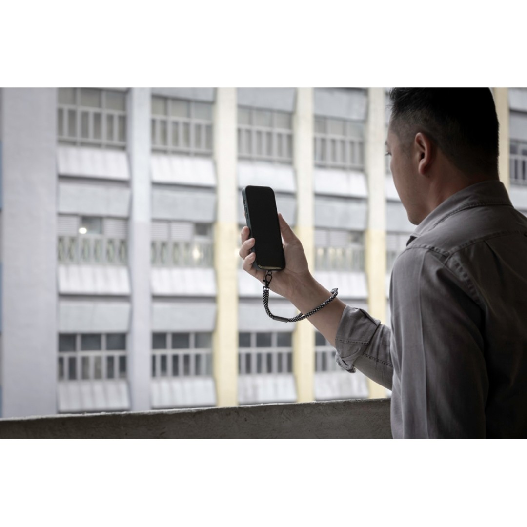 Ремешок-держатель для телефона на запястье «Lany Wristband Eco», серый