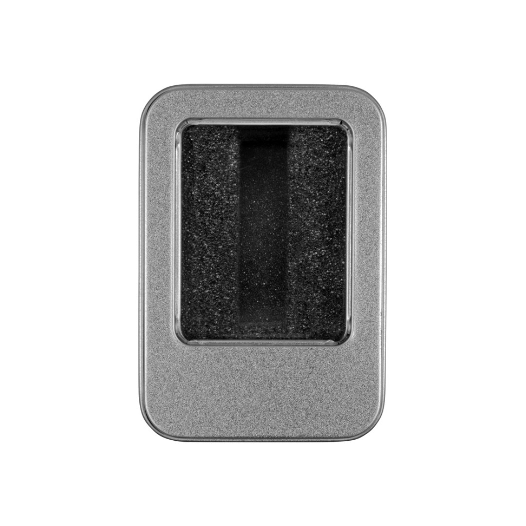 Коробка для флеш-карт с мини чипом «Этан», серебристый