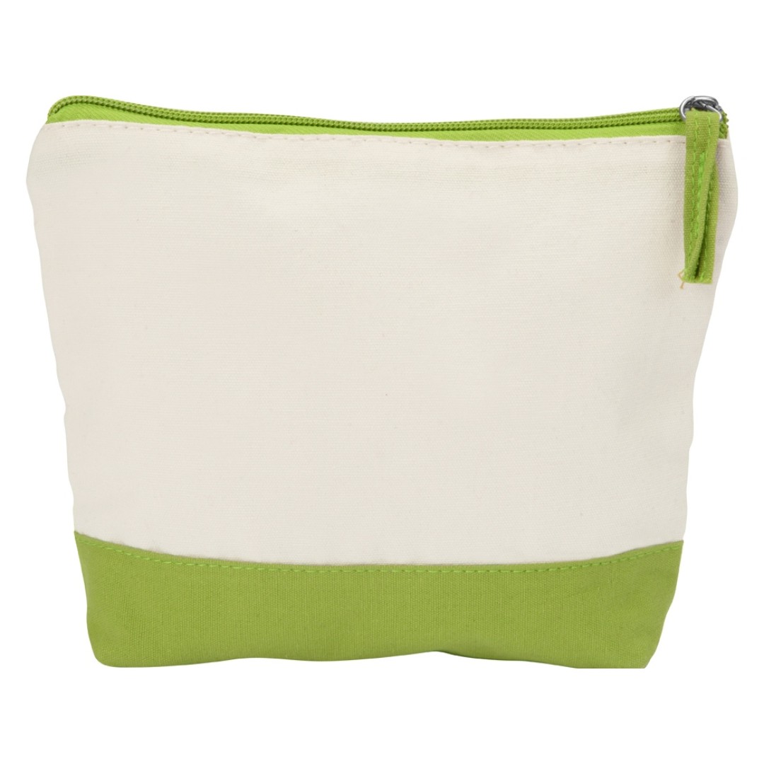 Косметичка хлопковая Cotton, зеленое яблоко