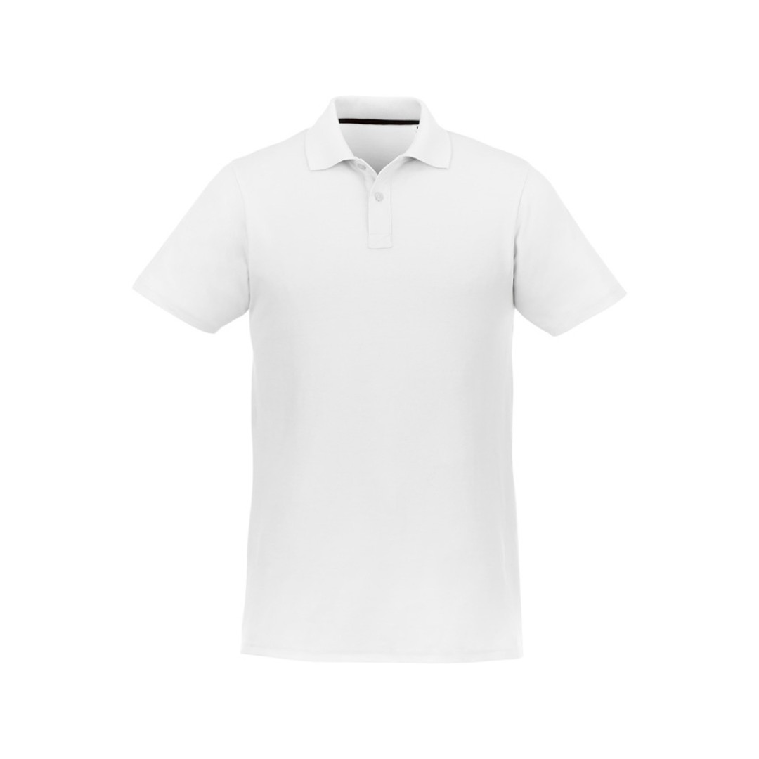 Мужское поло Helios с коротким рукавом, белый