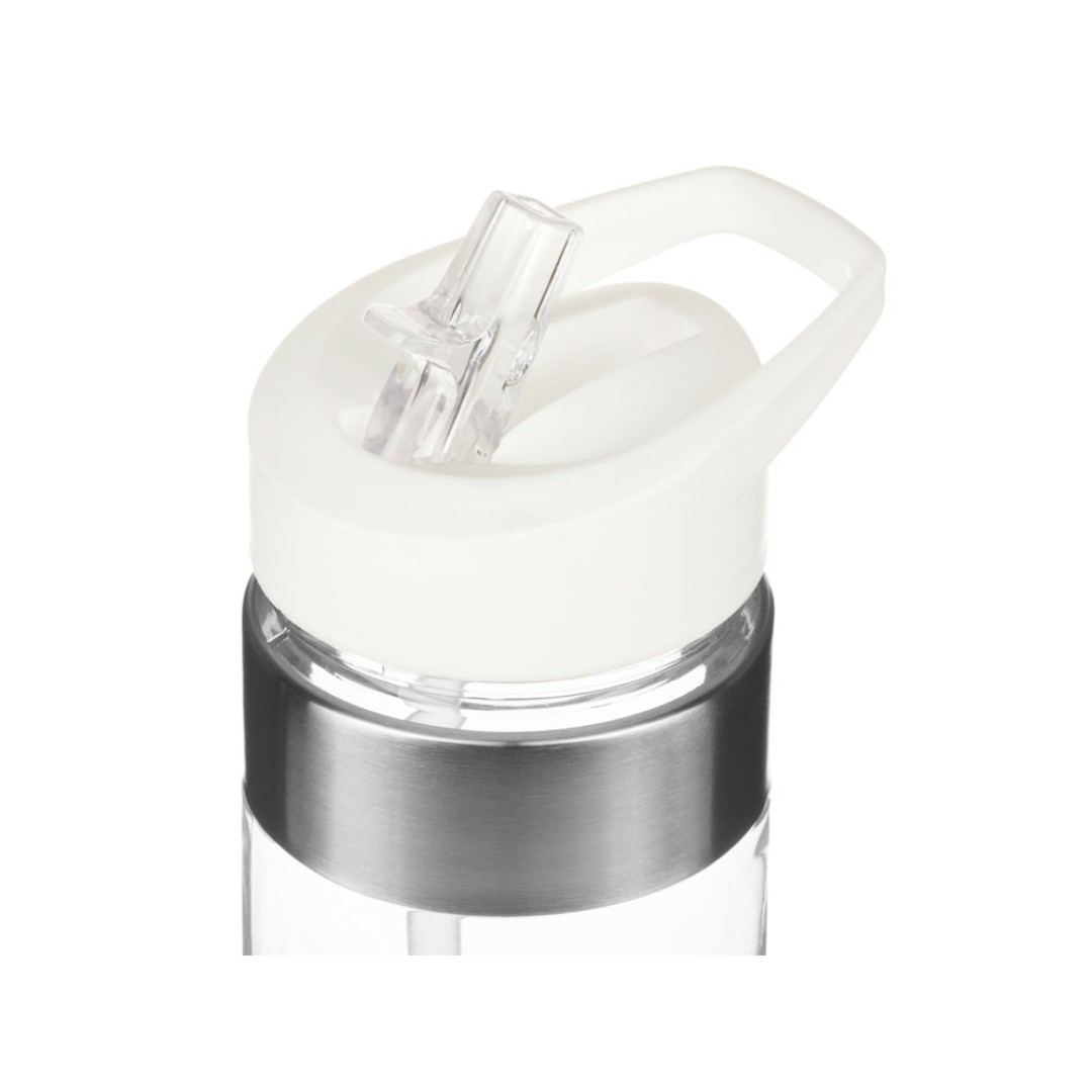 Бутылка для воды "Pallant ", тритан, 700мл, прозрачный/белый