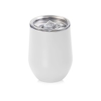 Вакуумная термокружка "Sense", непротекаемая крышка, крафтовая упаковка, белый