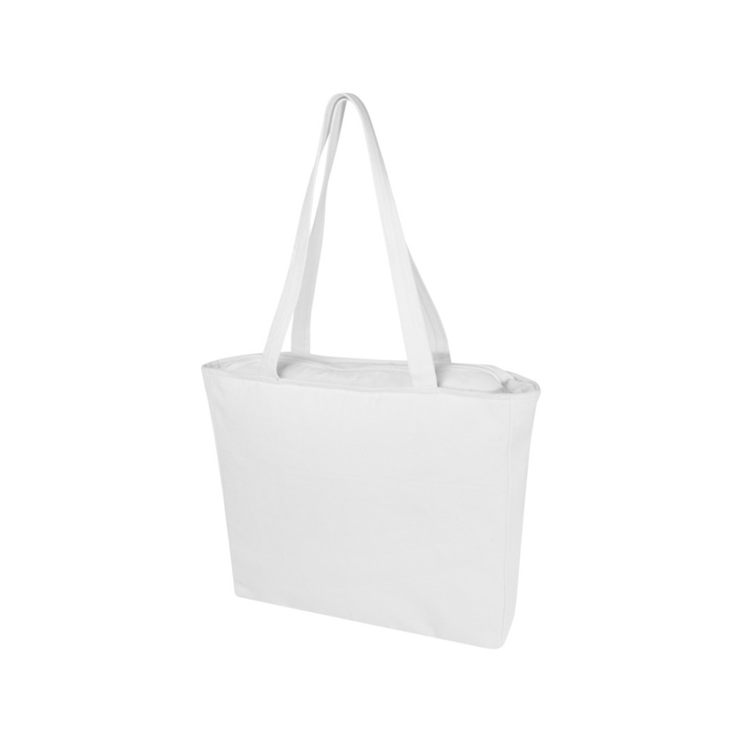 Weekender эко-сумка из переработанного материала Aware™ плотностью 500 г/м2 - Белый