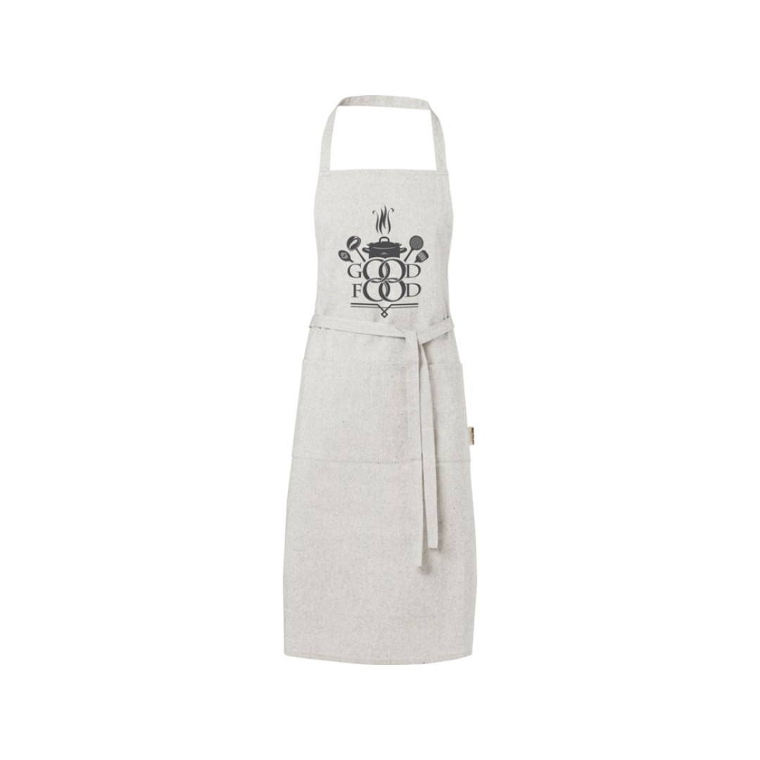 Pheebs 200 g/m2 recycled cotton apron, серый яркий