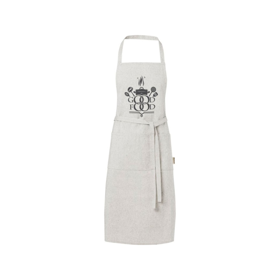 Pheebs 200 g/m2 recycled cotton apron, серый яркий