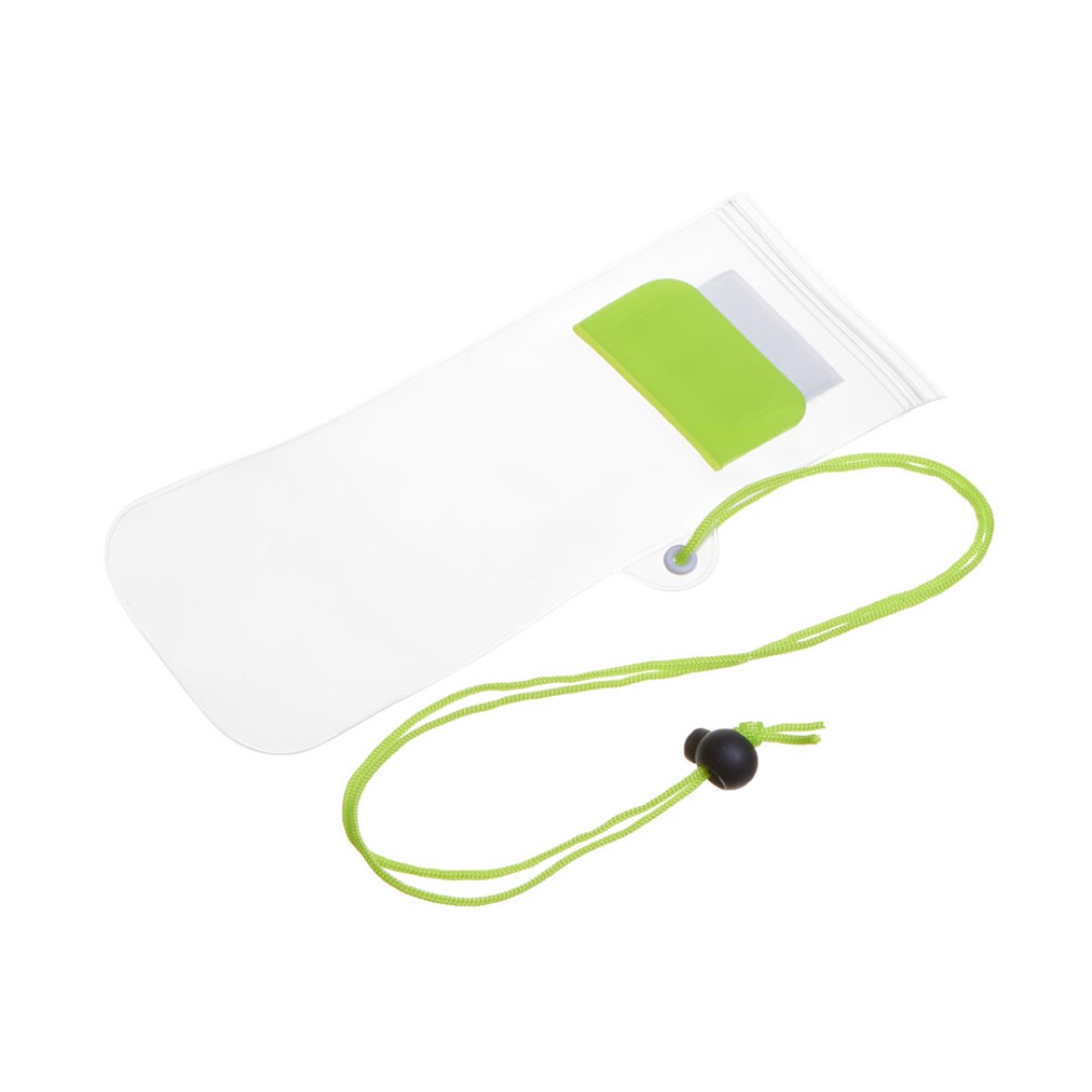 Влагостойкий чехол "Repel", зеленый/прозрачный