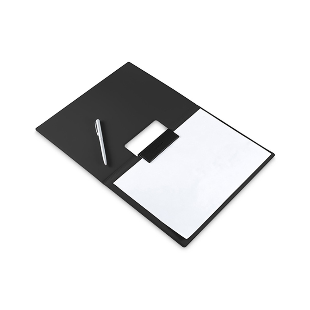 Планшет на магнитах с крышкой из экокожи "Favor", черный