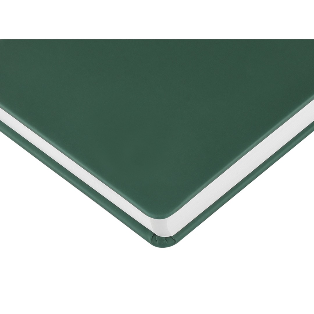 Ежедневник с каменной бумагой недатированный А5 "Carrara", зеленый