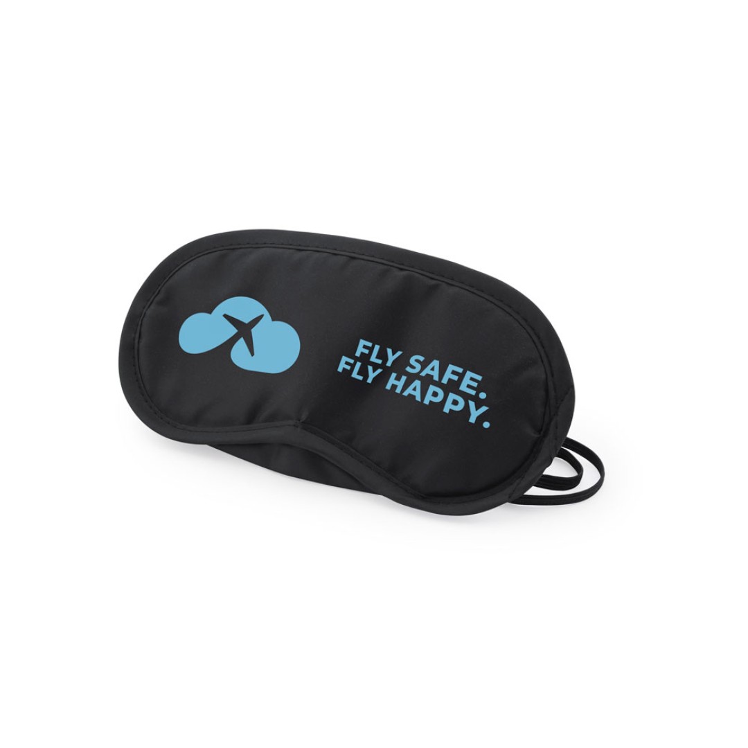 Дорожная маска BRANTA из мягкой микрофибры, черный