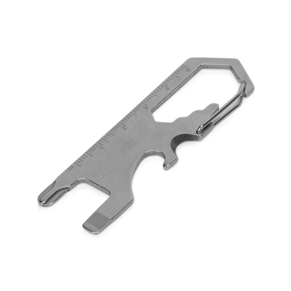 Мультиинструмент "Carabiner", серебристый
