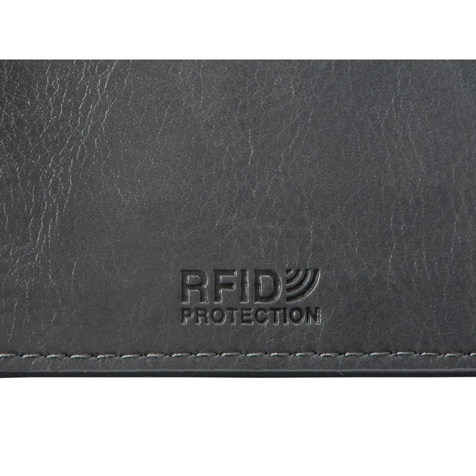 Картхолдер для 6 пластиковых карт с RFID-защитой "Fabrizio", серый