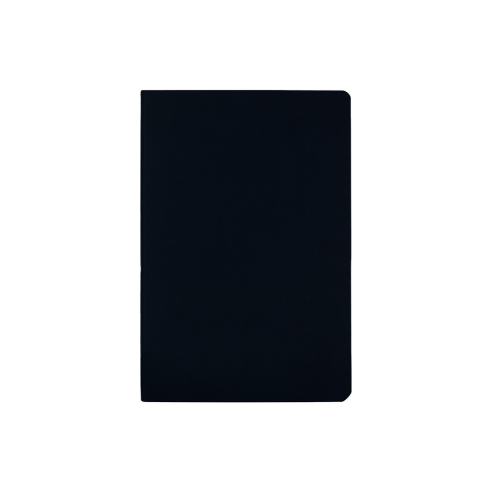 Бизнес тетрадь А5 "Megapolis flex" 60 л. soft touch клетка, темно-синий navy