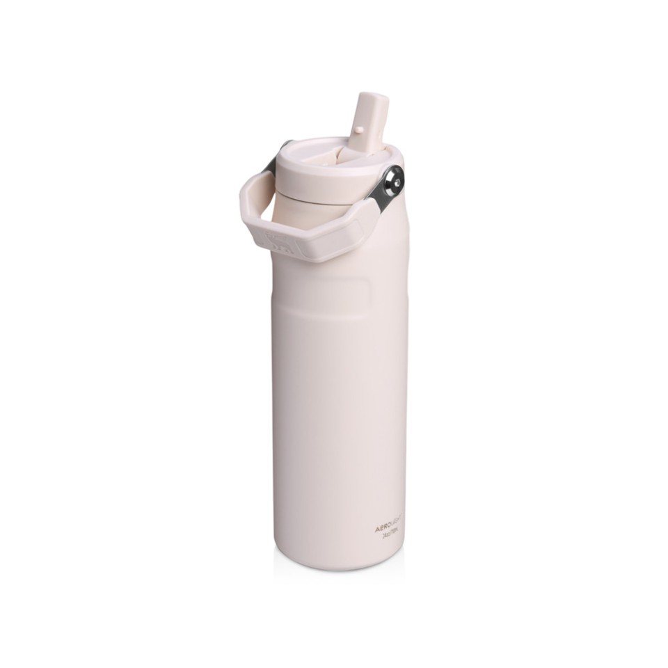 Бутылка для воды объемом 700 мл с откидной трубочкой Stanley IceFlow™ 2.0 - Light pink